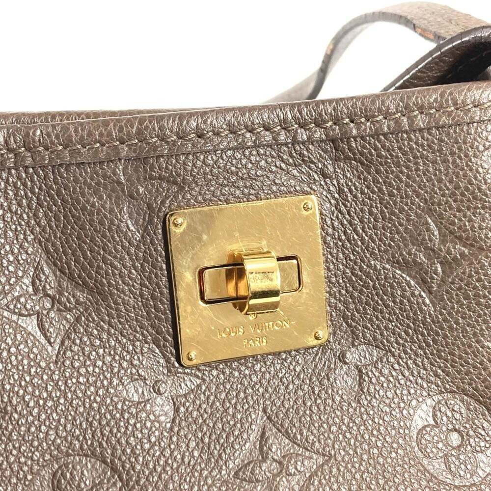 LOUIS VUITTON Authentic Brown Monogram Leather Shoulder Bag - Picture 9 of 16